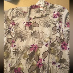 Mens brand new tommy bahama 100% silk shirt!